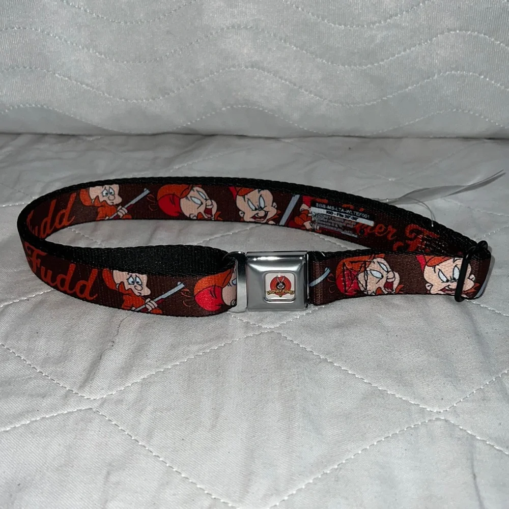 Buckle Down Kids Elmer Fudd Seatbelt Belt NWT